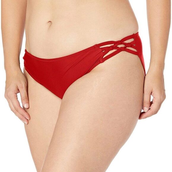 NWT VOLCOM Simply Solid Full Coverage Bottoms Size 12 - Picture 1 of 16